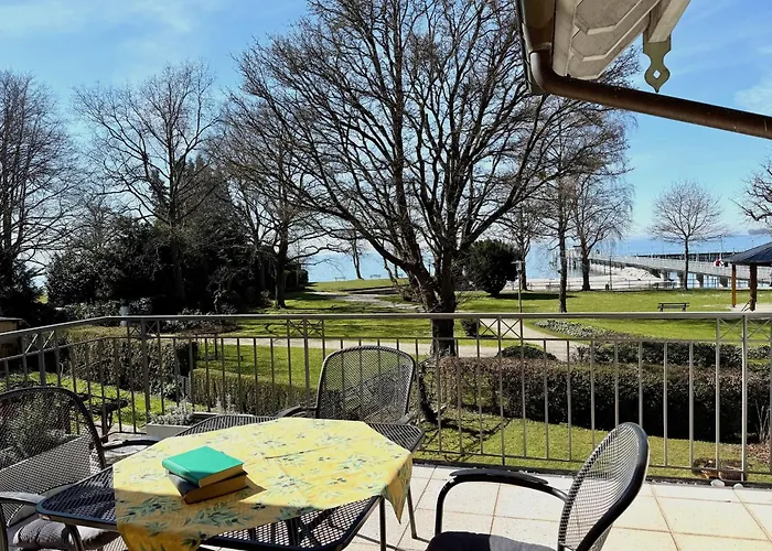 Residenz Am - Exklusive In Erster Reihe Mit Balkon Und Seeblick * Nonnenhorn